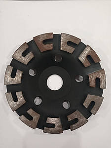 Чашка алмазна (фреза) 125 мм "С-подібна "по бетону, кірпичу, граніту, мармуру 125 x 22,23 Dedra