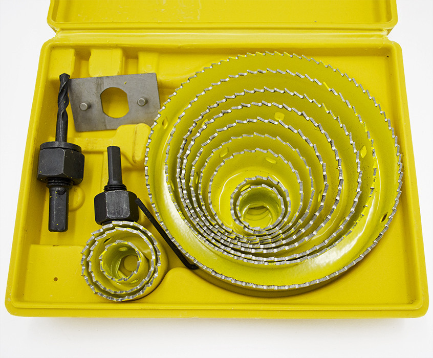 Набір кільцевих, корончастих свердел, коринок для дерева гіпсокартону (19мм-127мм)