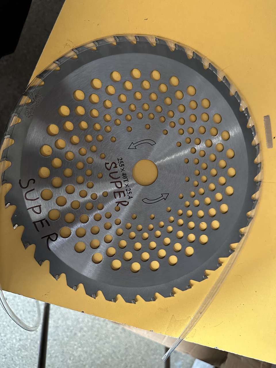 Диск для тримера, мотокоси, бензокоси Super Japan 255x40Т переможе