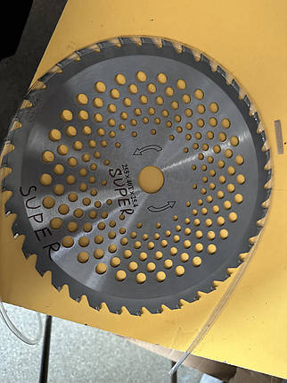 Диск для тримера, мотокоси, бензокоси Super Japan 255x40Т переможе, фото 1