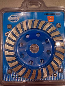 Алмазна чашка для бетону125 x 22,23 Turbo