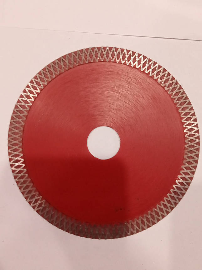 Алмазний диск для різання та шліфування керамограніту, керамічної плитки 125x1,8x8/25x22 KINGLION, фото 2