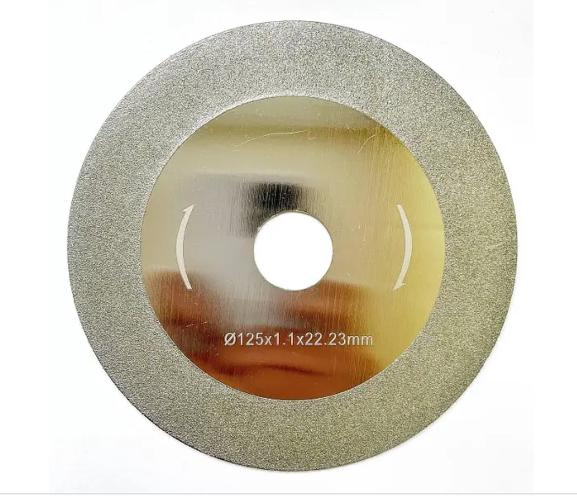 Диск алмазний відрізний для скла 125 мм*22.2мм