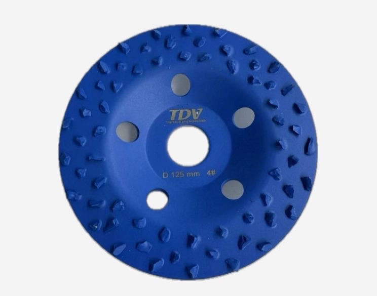 Альфа-диск шліфувальний TDV плоский профіль для дерева, газобетону, пластику Ø125 крупне зерно (#4)