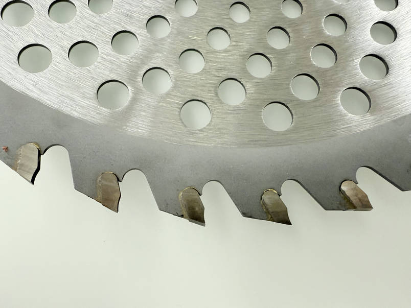 Диск на тример, мотокосу 255 мм, 40 зубів, посадка 25,4 мм, вигнутий, з посиленою твердосплавною (побідитовою) напайкою, фото 2