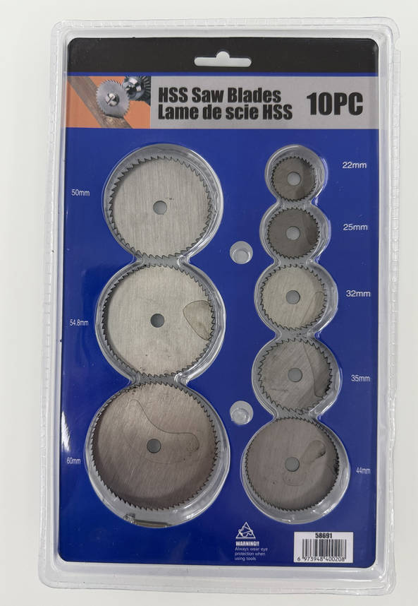 Набір відрізних дисків для гравера 8 шт. (22–60 мм), фото 2