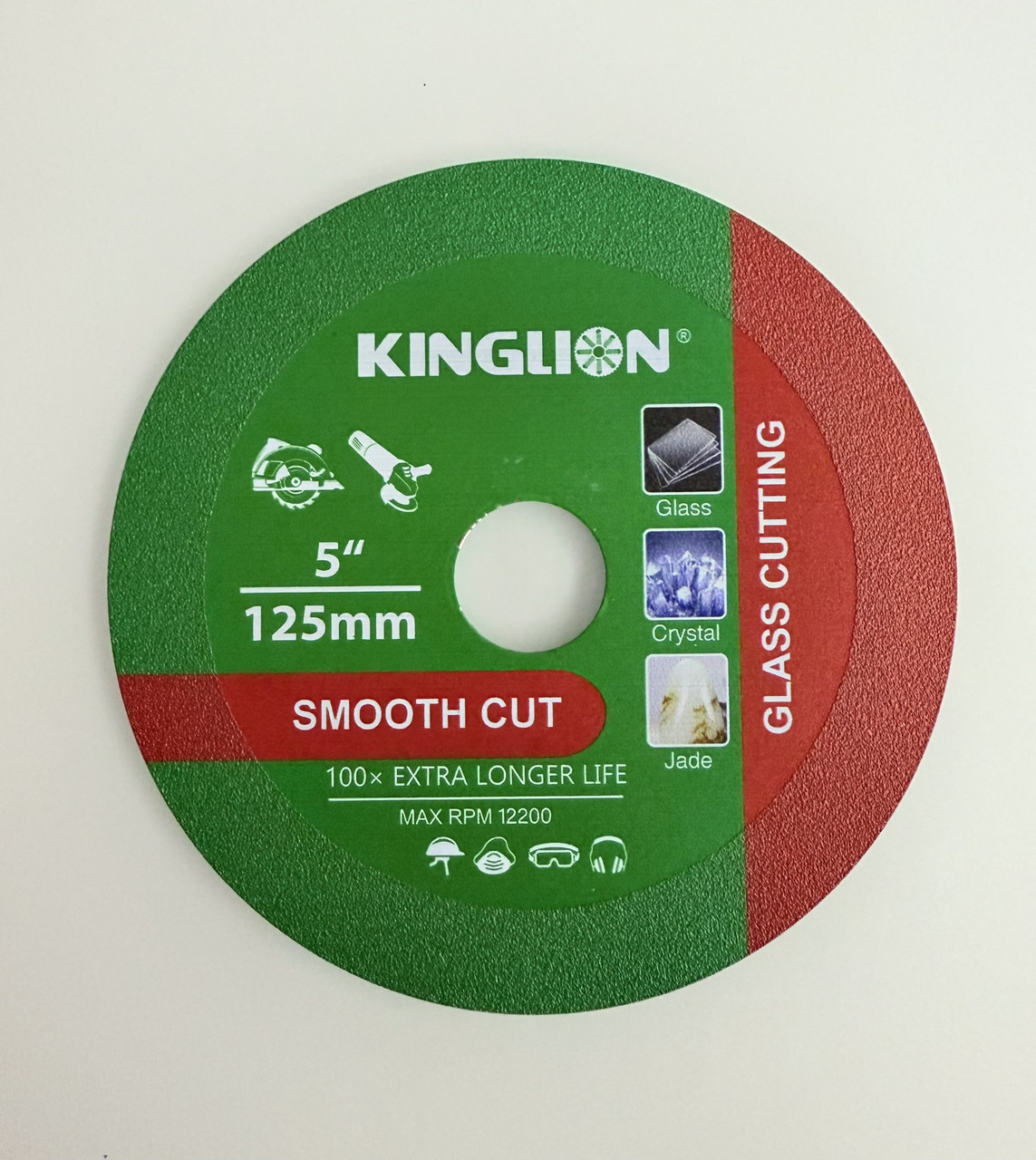 Диск алмазний відрізний по склу 125 мм (універсальний, тонкий, професійний)