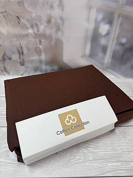 Простирадло на резинці байкове (з байки) 160×200 см з наволочками тепле м'яке зимове натуральне 100% бавовна