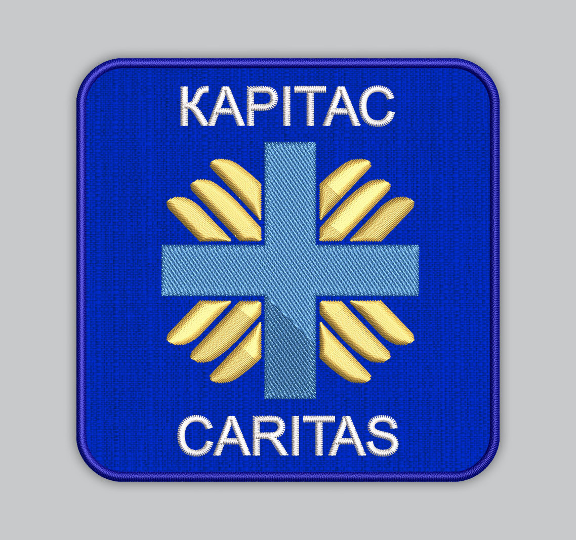 Шеврон "Карітас" (Caritas) 8 см, фото 1