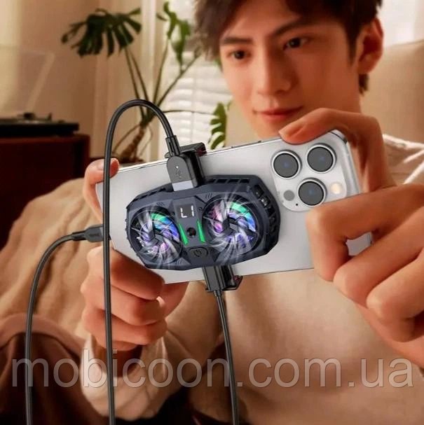 Кулер для телефону НОСО GM36 Mustango mobile phone dual cooler, фото 1