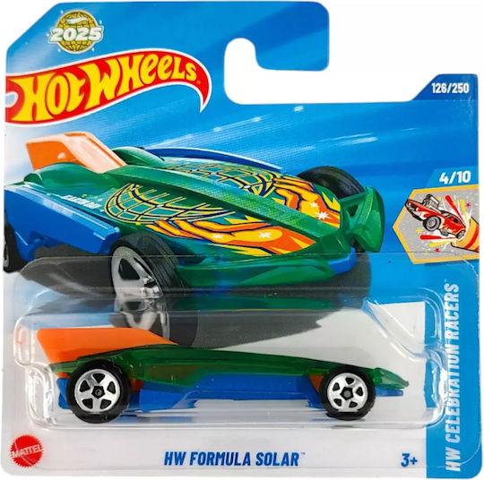 Машинка Хот Вілс 1:64 HW Formula Solar колекція HW Celebration Racers Hot Wheels Mattel HYY67