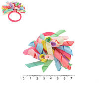 Дитяча резинка для волосся з серпантином 12 шт