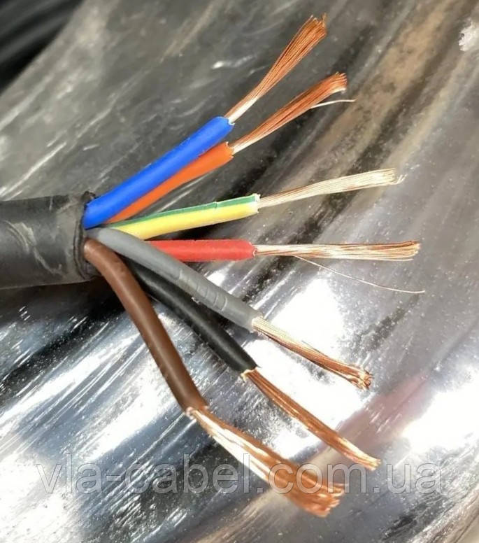 Провід кабель КГ т 7х2.5 гумовий мідний багатожильний Одеса Каблекс (кратно 5м), фото 1