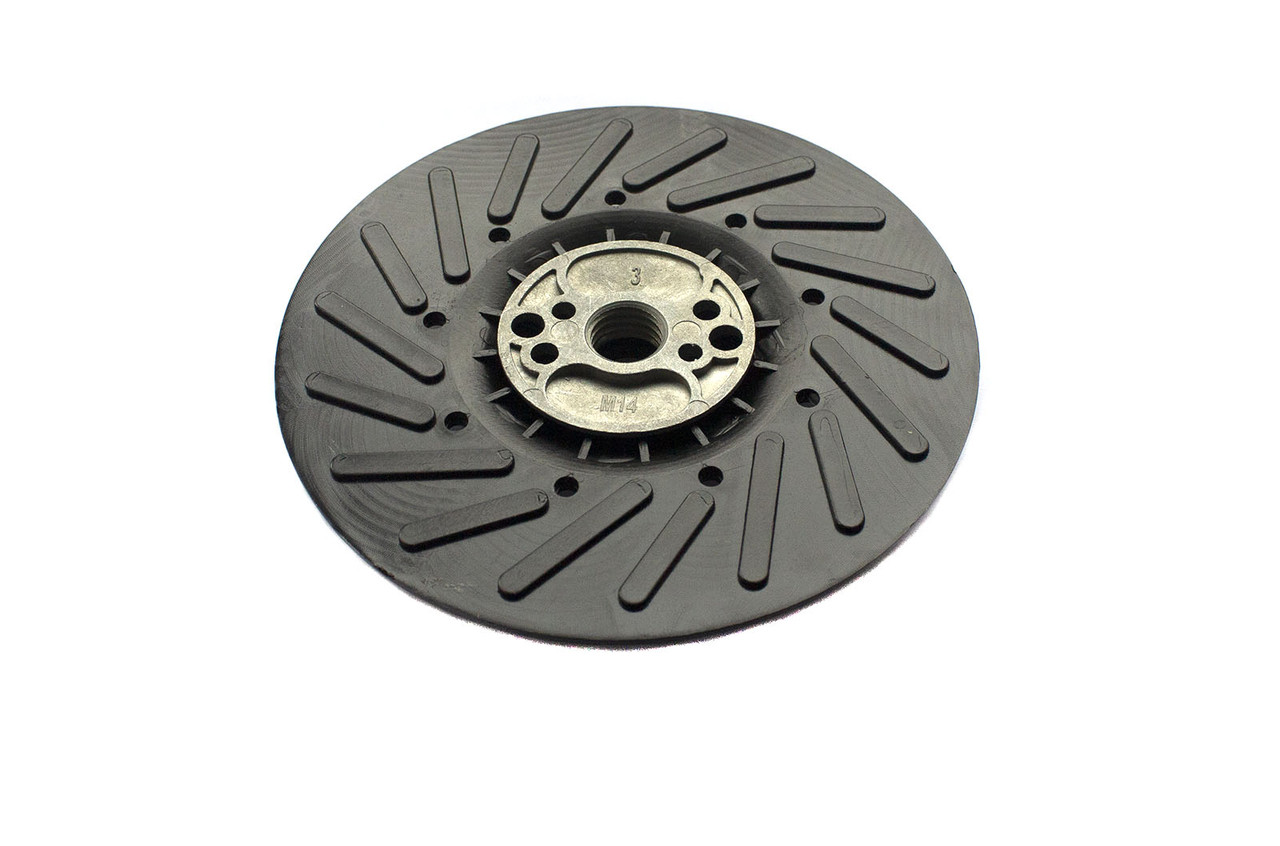 Тарілка для фібрових кругів 125мм, з ребрами жорсткості, фото 1