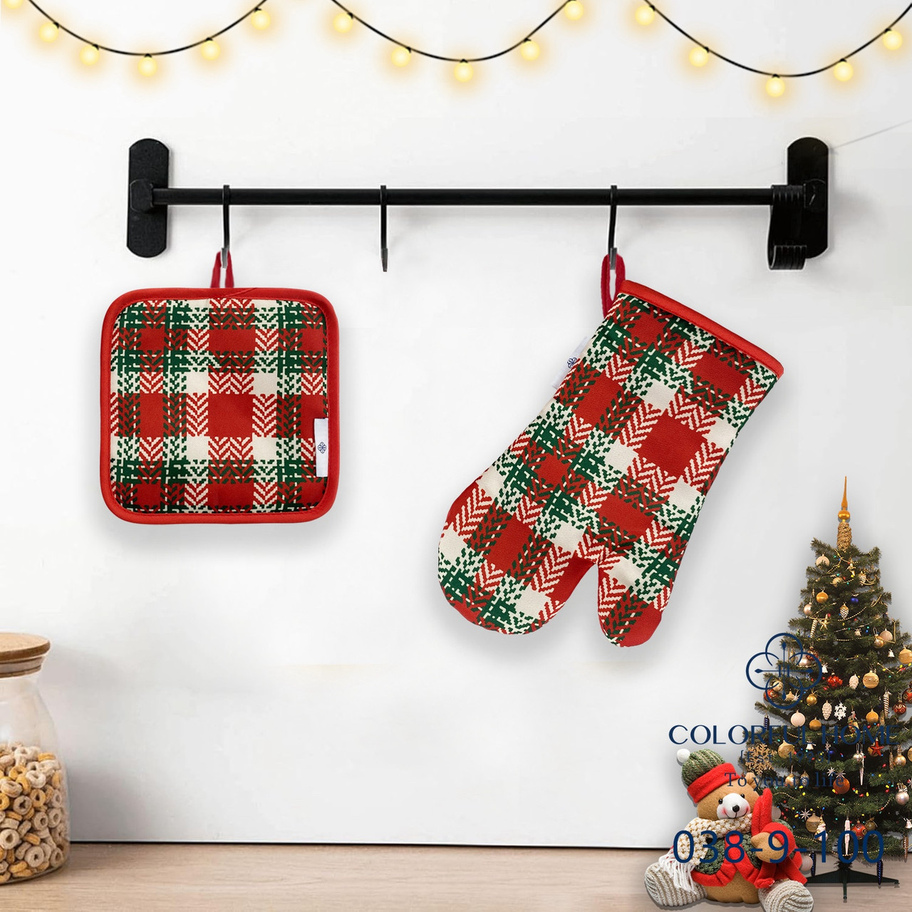 Набір2в1 Рукавичка + прихватка, фото 1