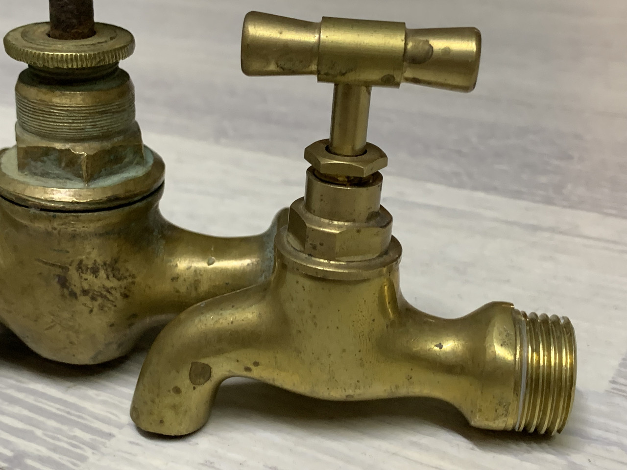 Кран для хамама, лазні. Латунний садовий вентільний вуличний кран (вага 140 грам)