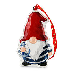 Ялинкова іграшка "Гном" 4х7х0.5 см з доломиту Fissman