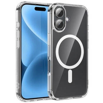 Чохол HOCO "Magnetic series airbag anti-fall protective shell" для Apple iPhone 17 (прозорий)