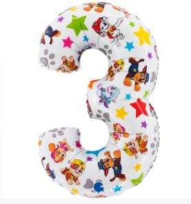 Цифра в стилі щенячий патруль, фото 1