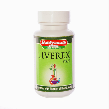 LIVEREX 100 TAB. BADYANATH, ЛІВЕРЕКС 100 ТАБ. БАДЬЯНАТХ