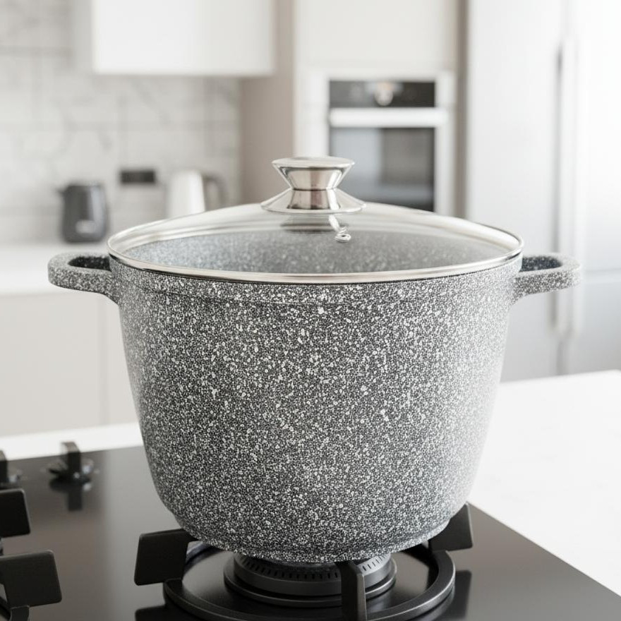 Каструля з антипригарним покриттям 10 л для всіх типів плит Ofenbach