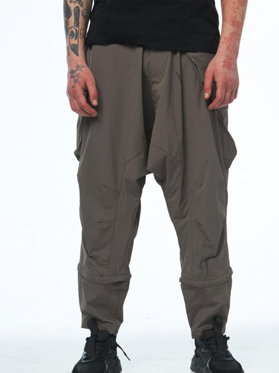 Чоловічі штани карго Tur Wear SM-2402 хакі нейлонові вільного крою демісезонні укорочені, фото 1