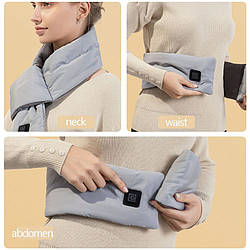 Шарф 2в1 з підігрівом подарує вам затишне тепло у будь-який час та в будь-якому місці