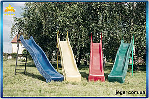 JG Дитяча гірка 2,2 м Pro Line з металевою драбиною для дачі та саду спуск для дітей зі сходами 1 Prime\X