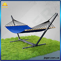 JG Стійка для гамака Pro Line WCG з гамаком WISH двомісний XXL 200х150 см для відпочинку на вулиці комфор Prime/X