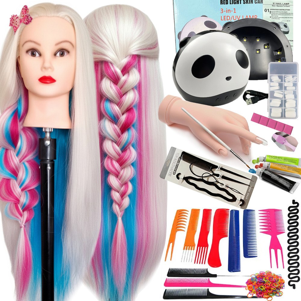 Дитячий Ігровий Набір Юного Майстра з Манекеном Для Зачіски Та Товарів Для Манікюру, фото 1