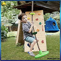 JG Канат для скелелазіння Pro Line WCG MONKEY з дисковим сидінням і платформами для дітей від 3 років зеленої Prime/X