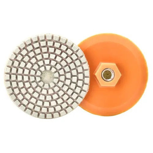 Диск алмазний полірувальний 80x3.5мм 150гріт M10 по каменю для болгарки КШМ, фото 1