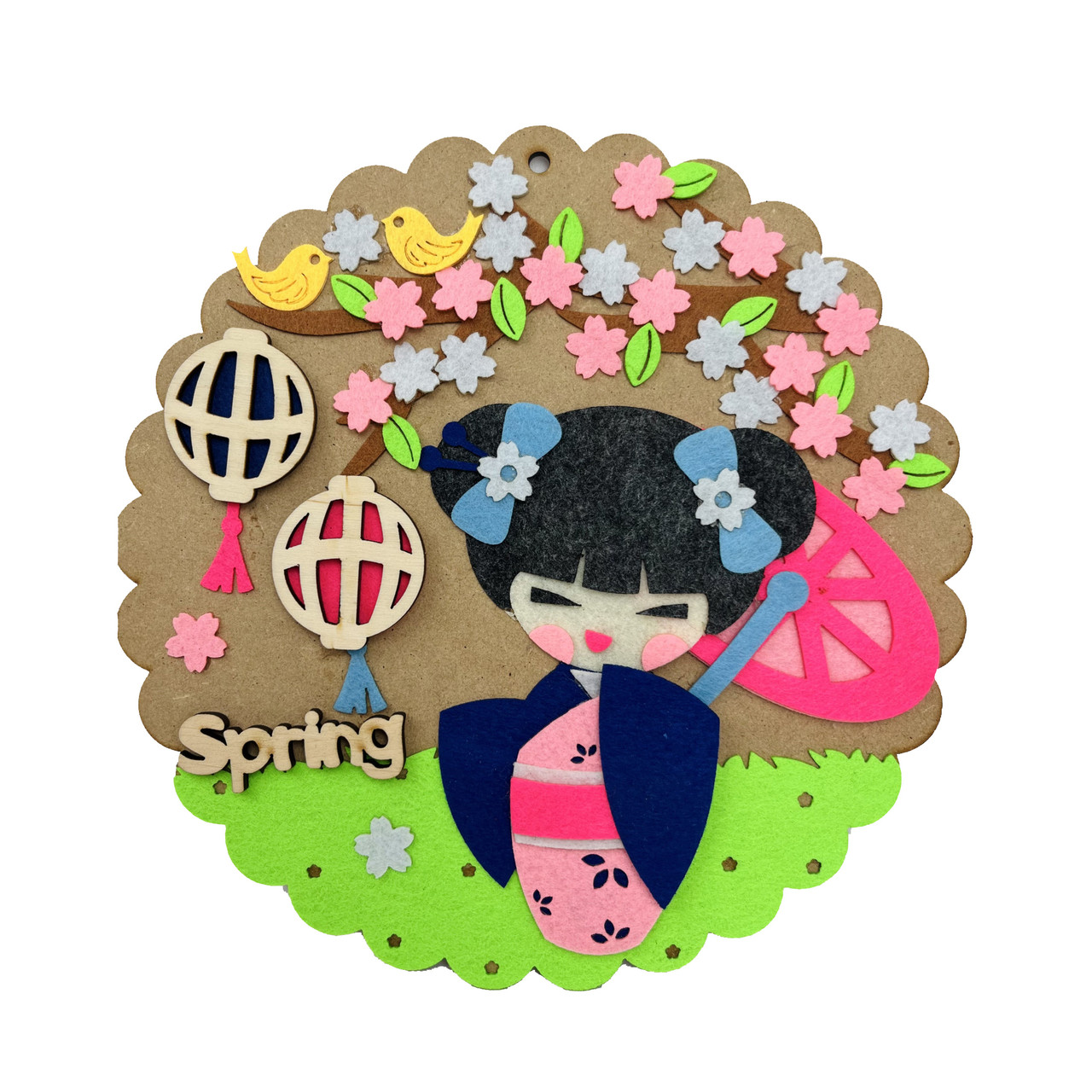 Набір для творчості аплікація з фетру Весна в Японії (103-966), фото 1