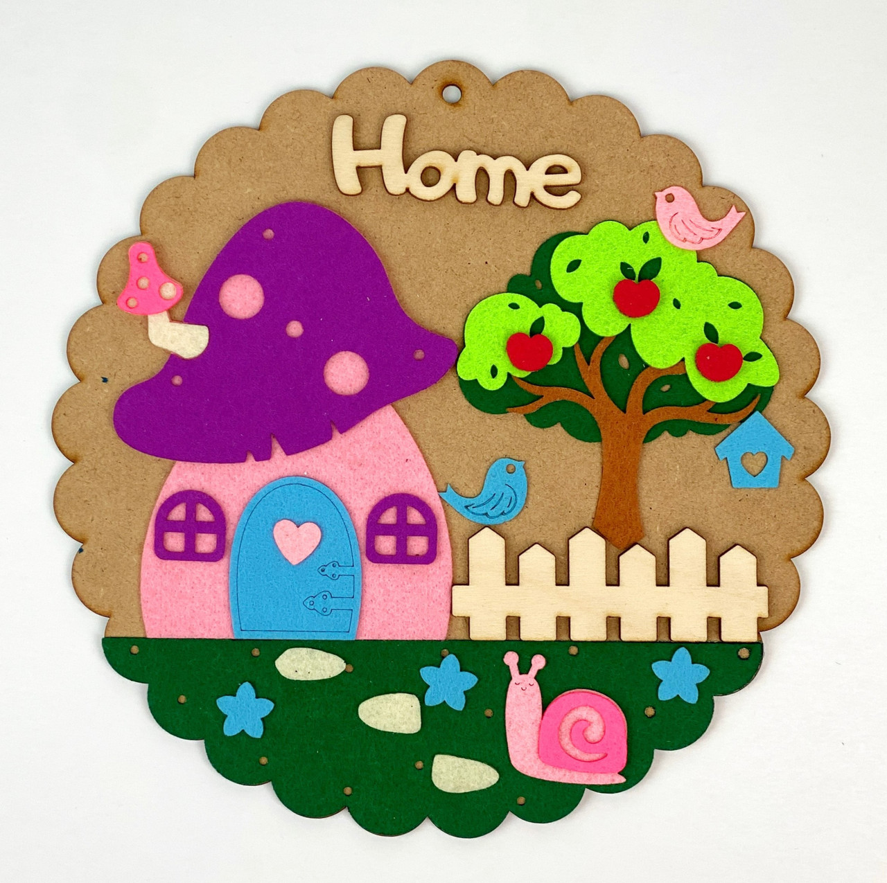 Набір для творчості аплікація з фетру Будиночок (103-968), фото 1