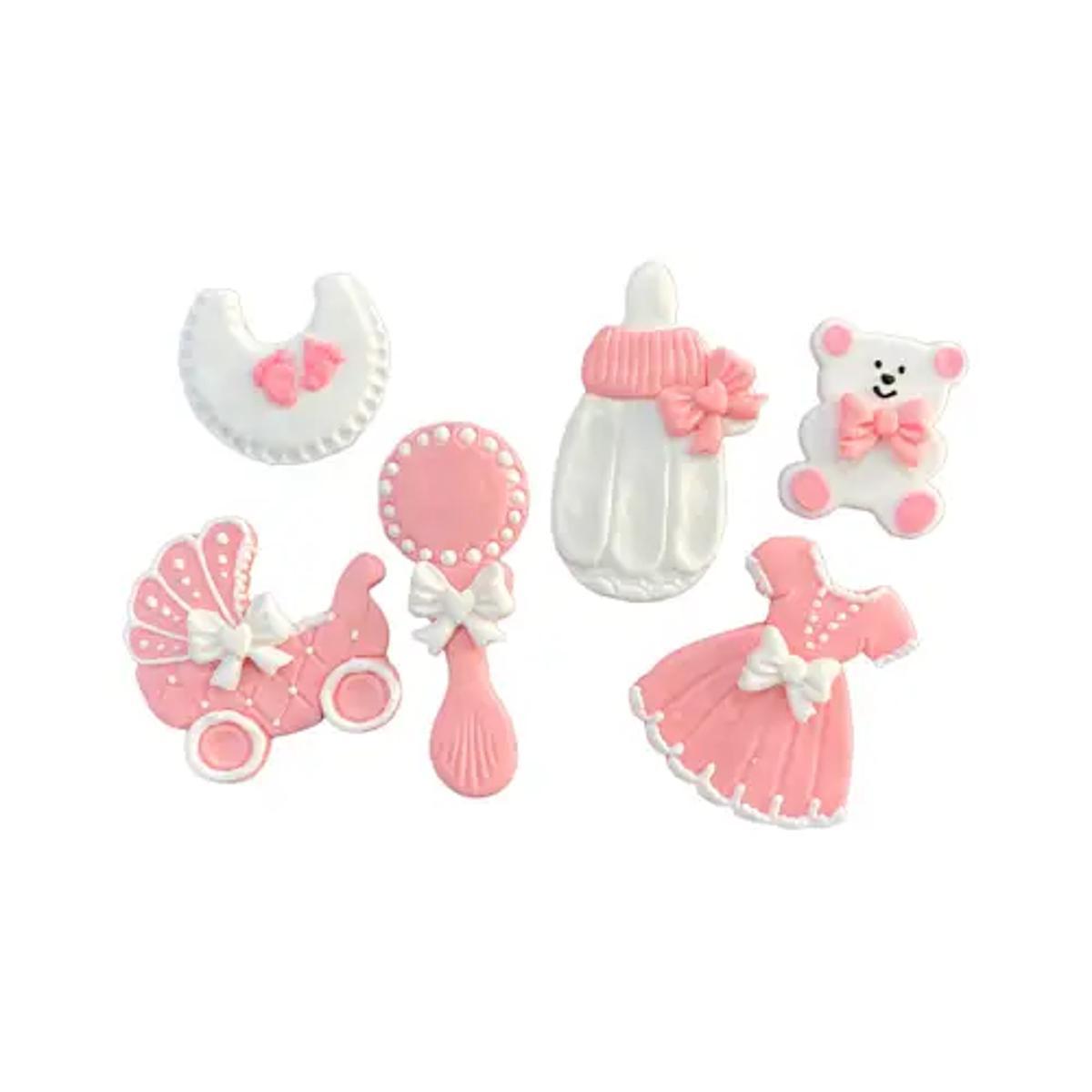 Набір кондитерських цукрових прикрас "Дитячий набір преміум блакитний", фото 1