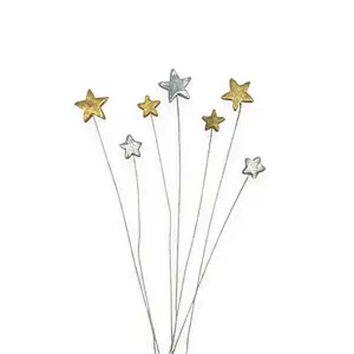 Набір кондитерських цукрових прикрас "Міні зірочки мікс", фото 1