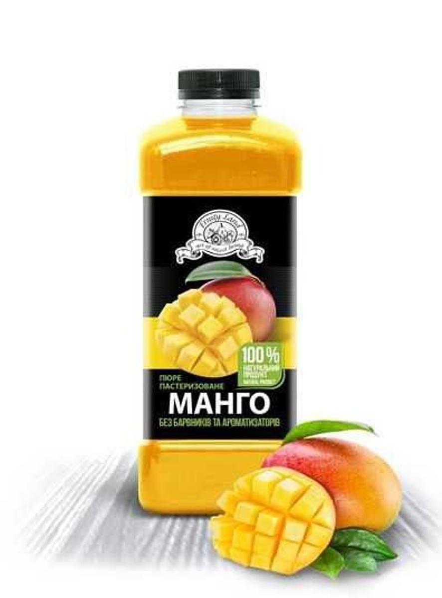 Манго пюре пастеризоване 10% 1кг, фото 1