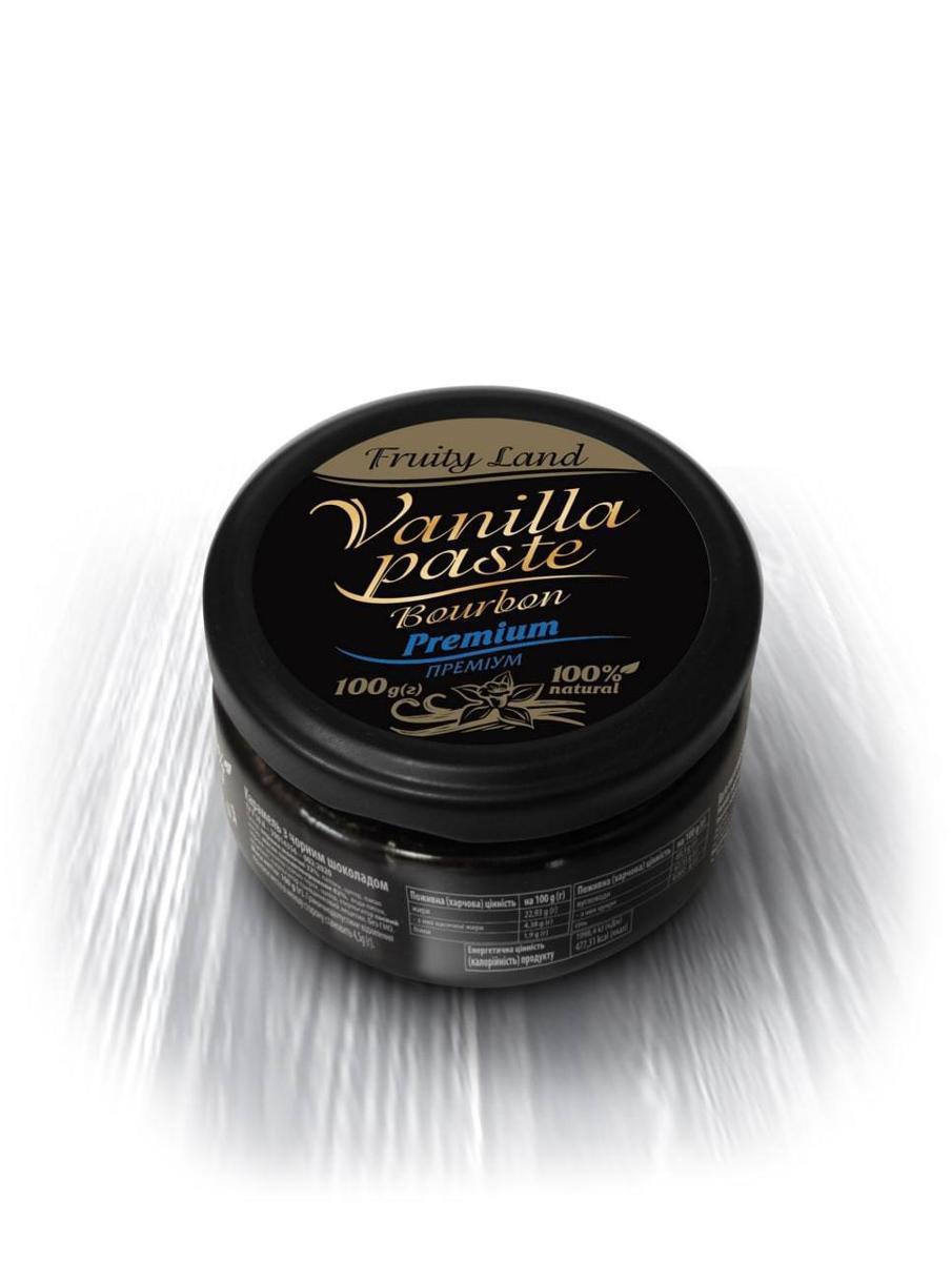 Ванільна паста Бурбон Fruityland Преміум (20% зерен ванілі), 100г, фото 1