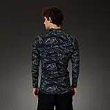 Чоловічий рашгард SPECPROM Black Tiger Stripes Camo XL, фото 8