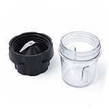 Блендер стаціонарний Bitek BT-2834 з кавомолкою неіржавка сталь 1.5 л чаша 2800 Вт Сірий, фото 3