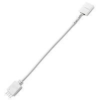 З'єднувач  для LED стрічки RGB Lemanso 4pin (штекер + зажим) провід 15см/ LMA9418