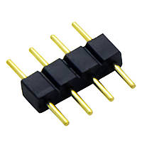З'єднувач для LED стрічки RGB Lemanso 4pin (папа-папа)/ LMA9416 10штук