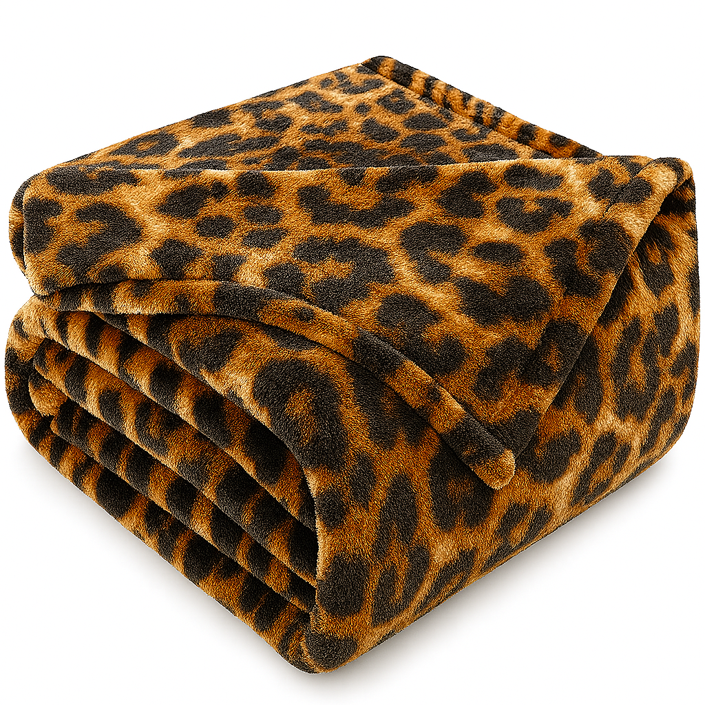 Плед флісовий Дикий Леопард Love You 200 x 220 см