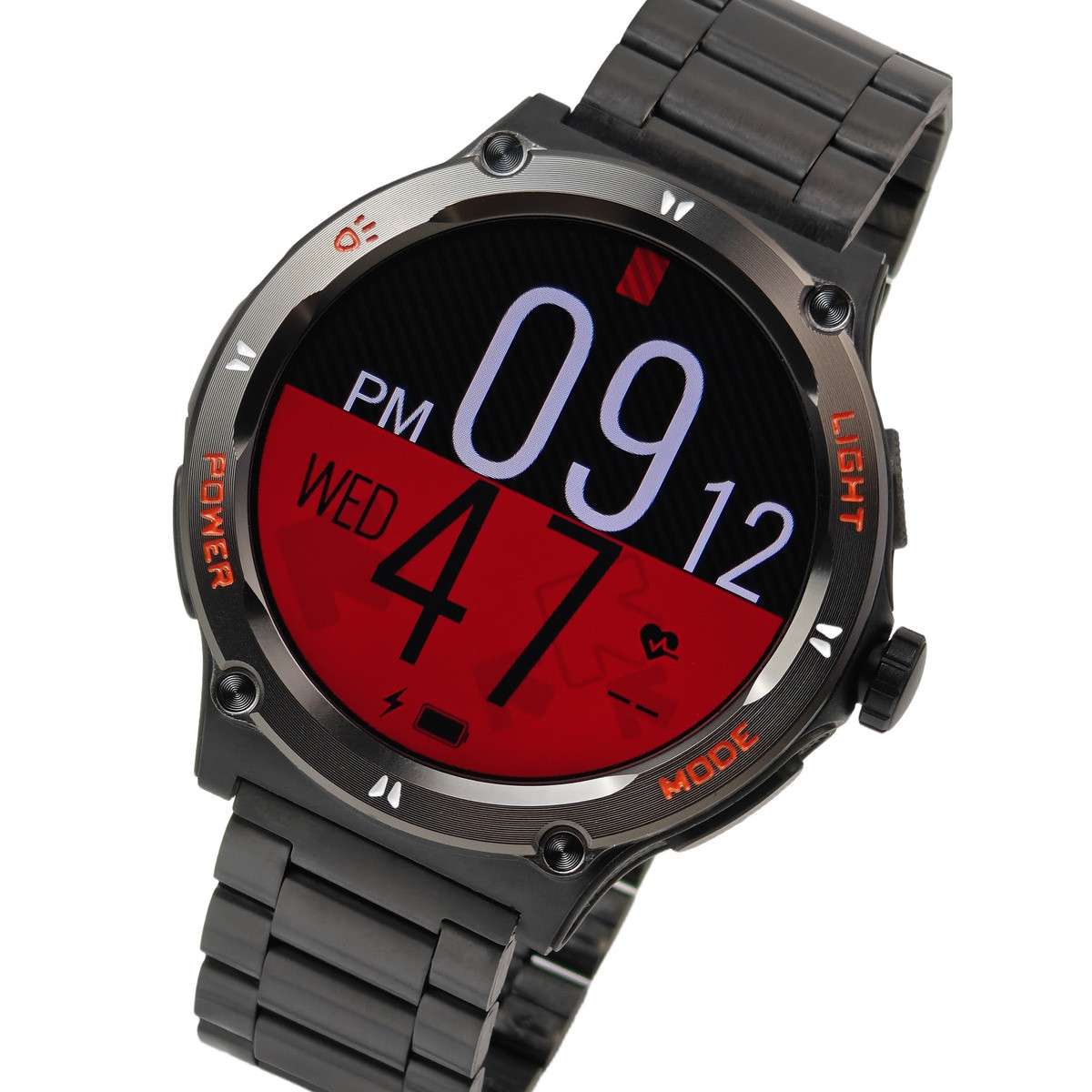 Smart Advanture Steel Black з компасом, 2 ремешка, фото 1