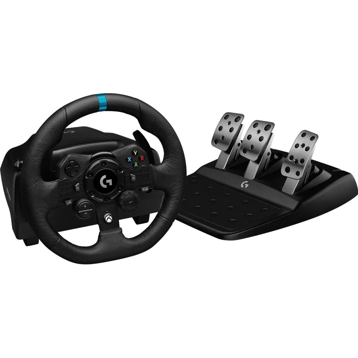Ігрове кермо з педалями Logitech G923 Racing Wheel для Xbox/PC (941-000158) [77647], фото 1