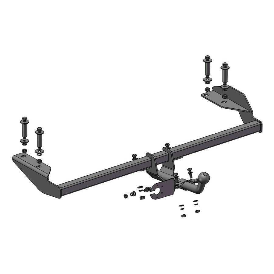 Фаркоп знімний на 2 болти - Daewoo Lanos Хетчбек, фото 1