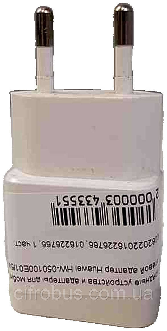 Зарядний пристрій Б/К Huawei HW-050100E01 5V 1A, фото 1