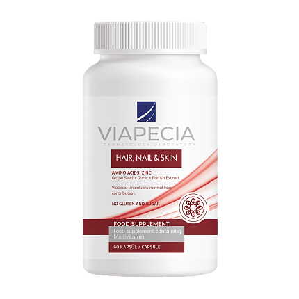 Дієтична добавка для волосся, шкіри та нігтів Viapecia, 60 таб (4326127), фото 1