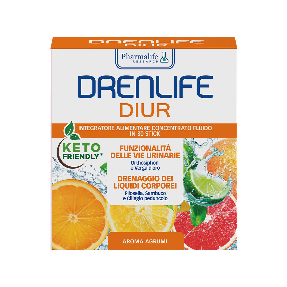 Дієтична добавка Drenlife Diur зі смаком цитрусів, 30 стіків по 10 мл, фото 1
