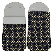 Теплий конверт на флісі LV Brown Baby Go для коляски та санок 1000085 solve